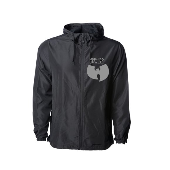 Wu Tang Clan (Asian Art / Script) Unisex Lightweight Windbreaker Full-Zip Jacket - Picture 4 of 11